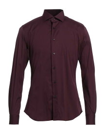 【送料無料】 ザカス メンズ シャツ トップス Solid color shirt Deep purple