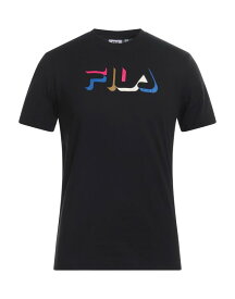 【送料無料】 フィラ メンズ Tシャツ トップス T-shirt Black