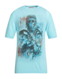 【送料無料】 アルファス テューディオ メンズ Tシャツ トップス T-shirt Sky blue