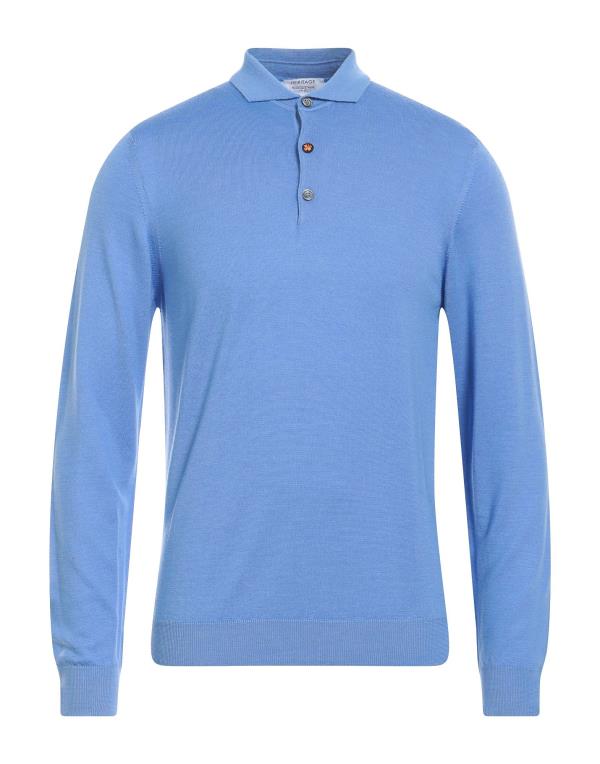  ヘリテージ メンズ ニット・セーター アウター Sweater Light blue