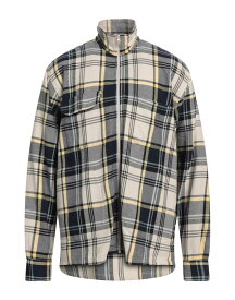 【送料無料】 アスペジ メンズ シャツ チェックシャツ トップス Checked shirt Beige