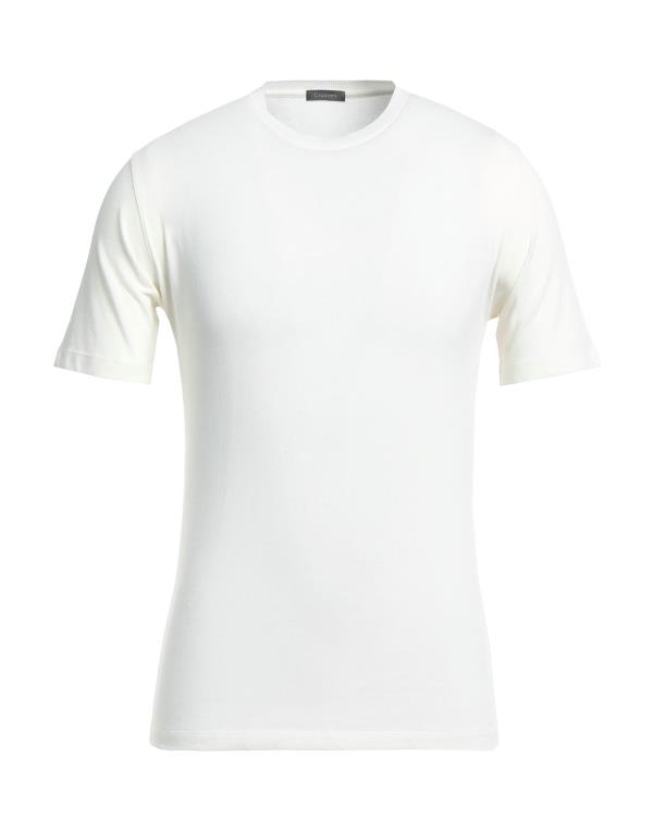 85％以上節約 クルチアーニ メンズ Tシャツ トップス T-shirt Ivory