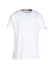 【送料無料】 アルファインダストリーズ メンズ Tシャツ トップス T-shirt White