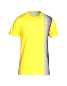 【送料無料】 トラサルディ メンズ Tシャツ トップス T-shirt Yellow
