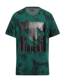 【送料無料】 トゥルーレリジョン メンズ Tシャツ トップス T-shirt Emerald green