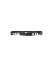 【送料無料】 ゴールデン グース メンズ ベルト アクセサリー Leather belt Black