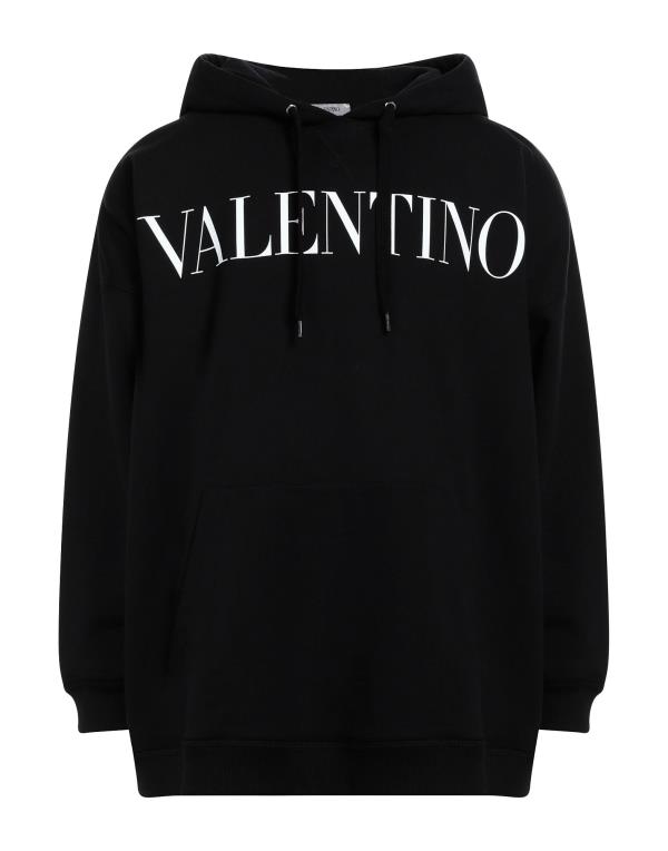 美しい ヴァレンティノ メンズ パーカー・スウェット フーディー アウター Hooded sweatshirt Black 