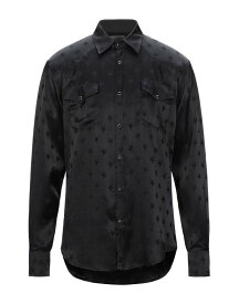 【送料無料】 ラネウス メンズ シャツ トップス Solid color shirt Black