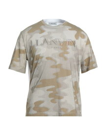 【送料無料】 ランバン メンズ Tシャツ トップス T-shirt Khaki