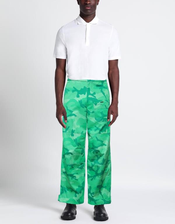高価値ヴァレンティノ メンズ カジュアルパンツ pants ボトムス Casual Green ズボン・パンツ