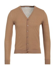 【送料無料】 エクシビット メンズ カーディガン アウター Cardigan Brown