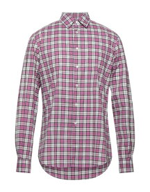 【送料無料】 アスペジ メンズ シャツ チェックシャツ トップス Checked shirt Light purple