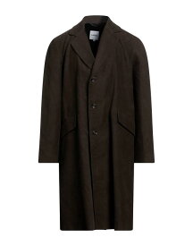 【送料無料】 アスペジ メンズ コート アウター Coat Dark brown