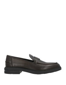 【送料無料】 ロベルトカヴァリ メンズ スリッポン・ローファー シューズ Loafers Dark brown