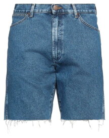 【送料無料】 ラングラー メンズ ハーフパンツ・ショーツ デニムショーツ ボトムス Denim shorts Blue