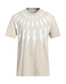 【送料無料】 ニールバレット メンズ Tシャツ トップス T-shirt Beige