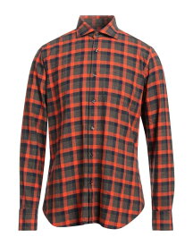 【送料無料】 ティントリア マッティ メンズ シャツ チェックシャツ トップス Checked shirt Orange