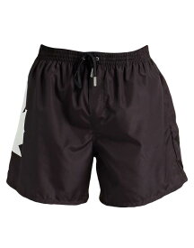 【送料無料】 ディースクエアード メンズ ハーフパンツ・ショーツ 水着 Swim shorts Black