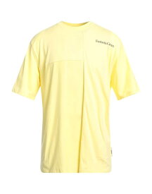 【送料無料】 エムエスジイエム メンズ Tシャツ トップス T-shirt Yellow