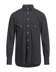 【送料無料】 ドッピアアー メンズ シャツ トップス Solid color shirt Steel grey