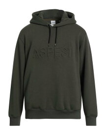 【送料無料】 アスペジ メンズ パーカー・スウェット フーディー アウター Hooded sweatshirt Military green