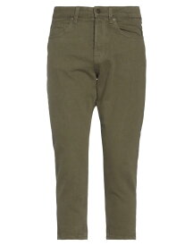 【送料無料】 オンリーアンドサンズ メンズ デニムパンツ ボトムス Cropped jeans Military green