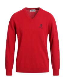 【送料無料】 プリングル オブ スコットランド メンズ ニット・セーター アウター Sweater Red