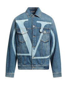 【送料無料】 ヴァレンティノ メンズ ジャケット・ブルゾン デニムジャケット アウター Denim jacket Blue
