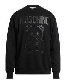 【送料無料】 モスキーノ メンズ パーカー・スウェット アウター Sweatshirt Black