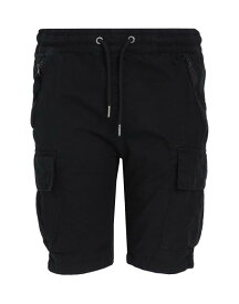 【送料無料】 アルファインダストリーズ メンズ ハーフパンツ・ショーツ ボトムス Shorts & Bermuda Black