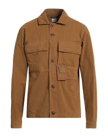 【送料無料】 シーピーカンパニー メンズ シャツ トップス Solid color shirt Brown