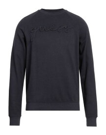 【送料無料】 ゲス メンズ パーカー・スウェット アウター Sweatshirt Navy blue