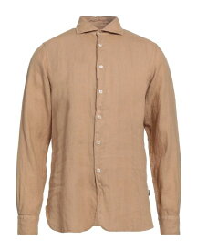 【送料無料】 ザ ジジ メンズ シャツ リネンシャツ トップス Linen shirt Camel