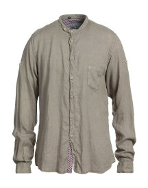 【送料無料】 ハバナー・アンド・シー・オー メンズ シャツ リネンシャツ トップス Linen shirt Khaki