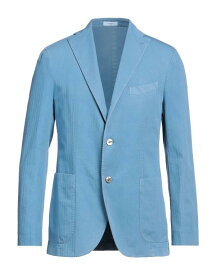 【送料無料】 ボリオリ メンズ ジャケット・ブルゾン ブレザー アウター Blazer Pastel blue