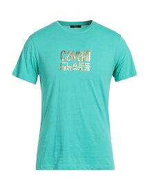 【送料無料】 カヴァリ クラス メンズ Tシャツ トップス T-shirt Turquoise