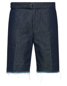 【送料無料】 ランバン メンズ ハーフパンツ・ショーツ デニムショーツ ボトムス Denim shorts Blue