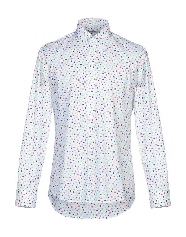 【送料無料】 グレイ ダニエレ アレッサンドリー二 メンズ シャツ トップス Patterned shirt White