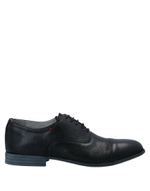 【送料無料】 カフェノワール メンズ スリッポン・ローファー シューズ Laced shoes Black