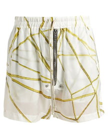【送料無料】 リックオウエンス メンズ ハーフパンツ・ショーツ ボトムス Shorts & Bermuda White