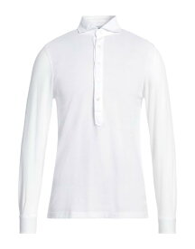 【送料無料】 グランサッソ メンズ ポロシャツ トップス Polo shirt White