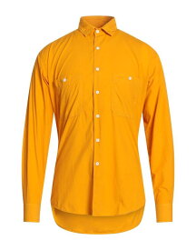 【送料無料】 アスペジ メンズ シャツ トップス Solid color shirt Ocher