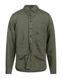 【送料無料】 アスペジ メンズ シャツ リネンシャツ トップス Linen shirt Military green