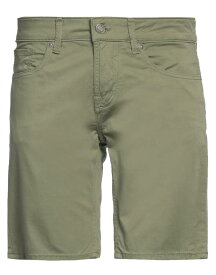【送料無料】 ゲス メンズ ハーフパンツ・ショーツ ボトムス Shorts & Bermuda Military green
