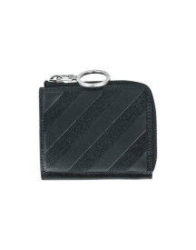 【送料無料】 オフホワイト メンズ 財布 アクセサリー Wallet Black