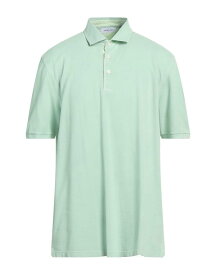 【送料無料】 グランサッソ メンズ ポロシャツ トップス Polo shirt Light green