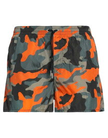 【送料無料】 ディースクエアード メンズ ハーフパンツ・ショーツ 水着 Swim shorts Orange