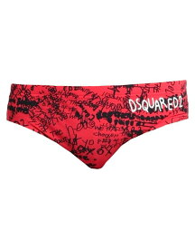 【送料無料】 ディースクエアード メンズ ハーフパンツ・ショーツ 水着 Swim briefs Red