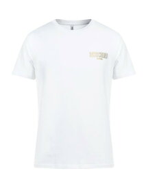 【送料無料】 モスキーノ メンズ Tシャツ トップス T-shirt White