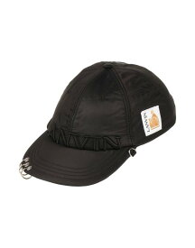 【送料無料】 ランバン メンズ 帽子 アクセサリー Hat Black